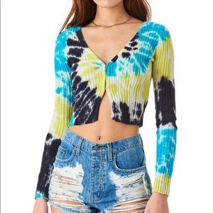 LF Tie Dye Long Sleeve Sweater